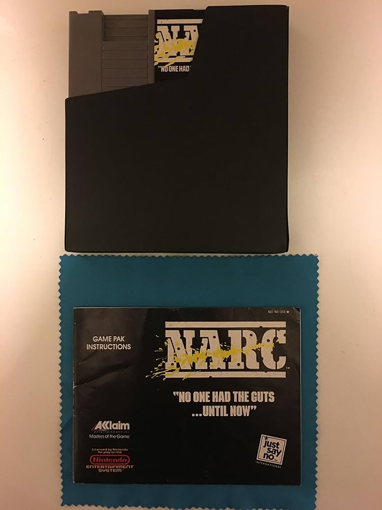 FC★NARC NES 海外版(国内本体動作不可)★箱付・説明書付・ソフト付 Amazon | NARC NES 海外版(国内本体動作不可) | ゲームソフト